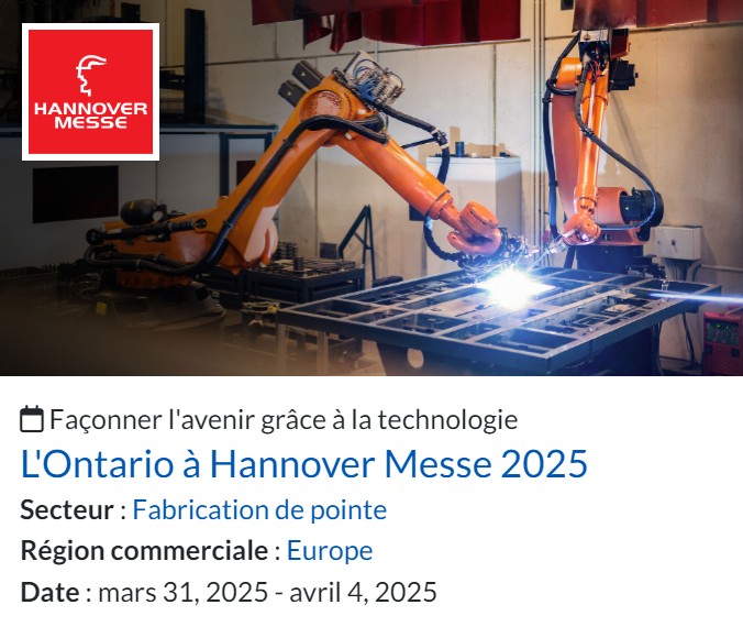 Ontario Hannover Messe 2025